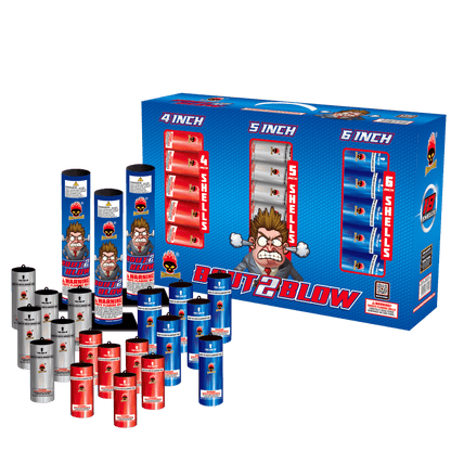 Bout 2 Blow 4/5/6 in. 18-Shot Canister Shell Kit
