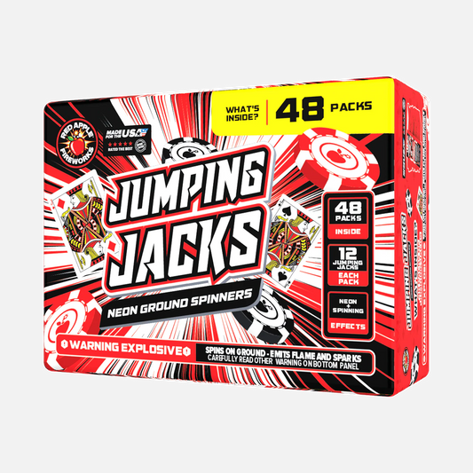 Jumping Jacks Neon Ground Spinners