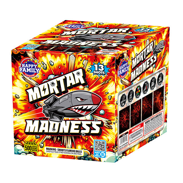 Mortar Madness 13-Shot XL Aerial Cake
