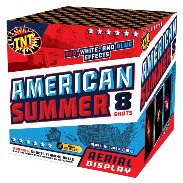 American Summer 8-Shot XL Aerial Cake