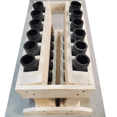 HDPE 12-Shot Rack Fan (6x2)
