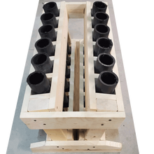 HDPE 12-Shot Rack Fan (6x2)