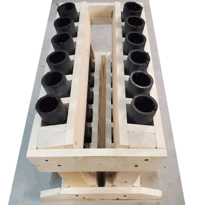 Ventilador de rejilla de 12 disparos de HDPE (6x2)