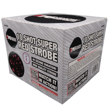 Super Red Strobe (40sec) 10-Shot XL Aerial Cake