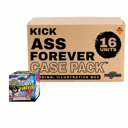 Kick Ass Forever 9-Shot Standard Aerial Cake | Case Pack™ 16/1