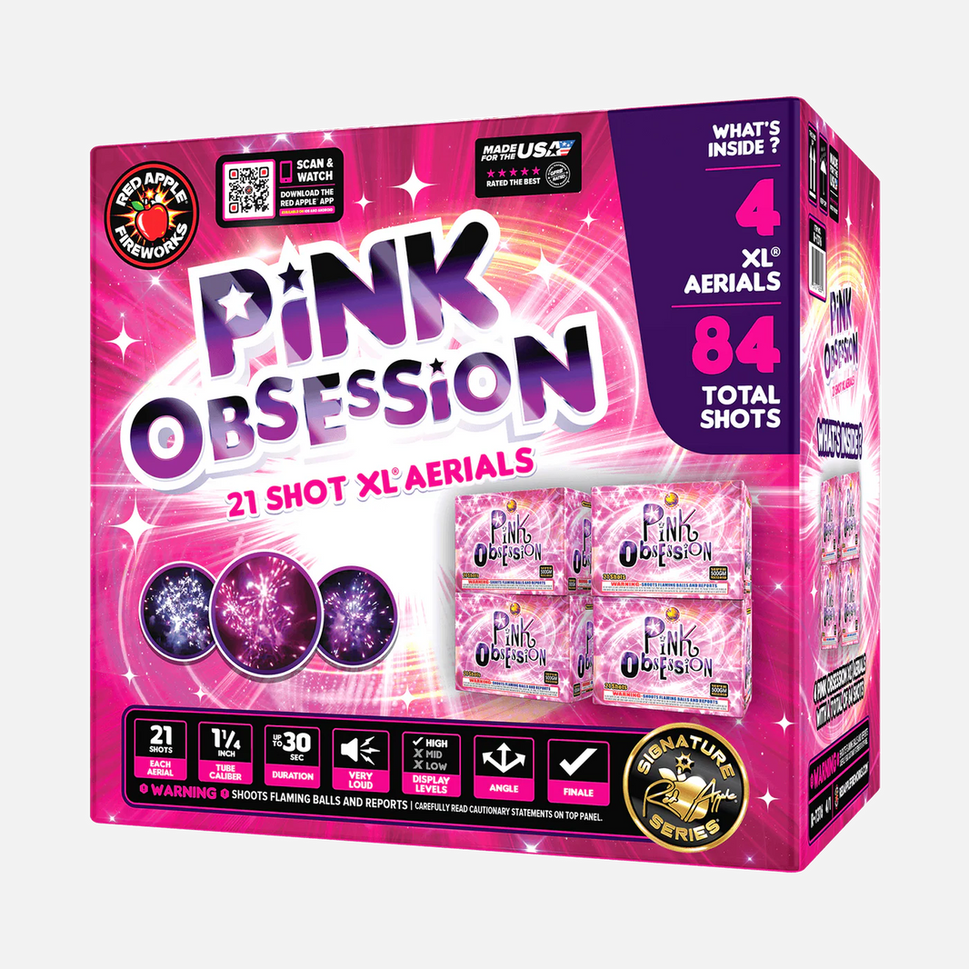 Pink Obsession 21 Tiros XL® Aéreos