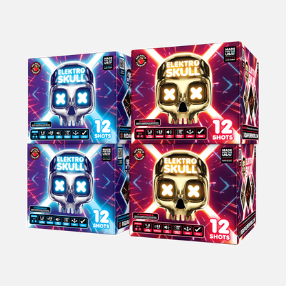Elektro Skull 24-Shot XL Aerial Finale Set