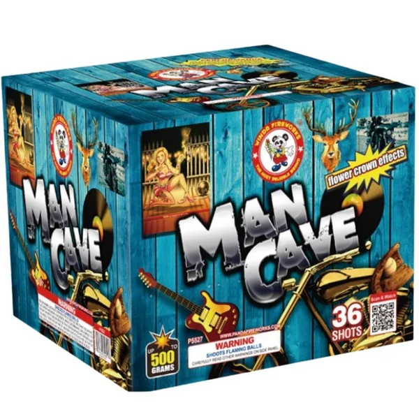 Man Cave 36-Shot XL Aerial Cake | Case Pack™ 4/1