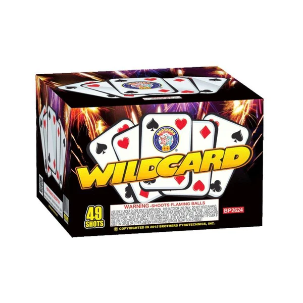 Wild Card 49-Shot Standard Aerial Cake | Case 12/1