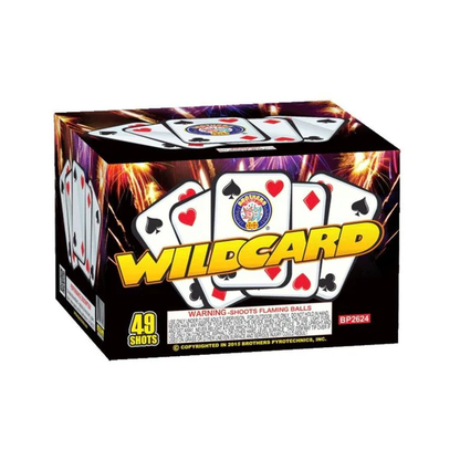 Wild Card 49-Shot Standard Aerial Cake | Case 12/1