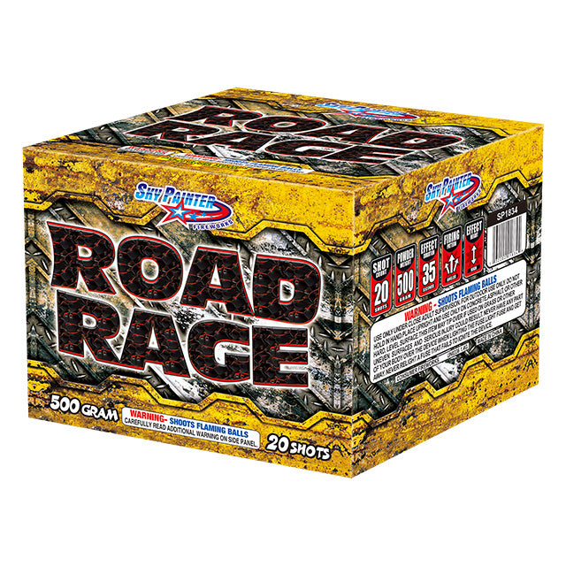 Road Rage 20-Shot XL Aerial Cake