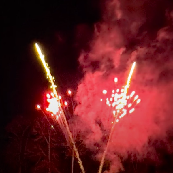 50mm Gold Glittering Comet w/Red Mine iShot Single Shot Pro-Line