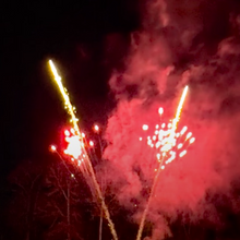 50mm Gold Glittering Comet w/Red Mine iShot Single Shot Pro-Line