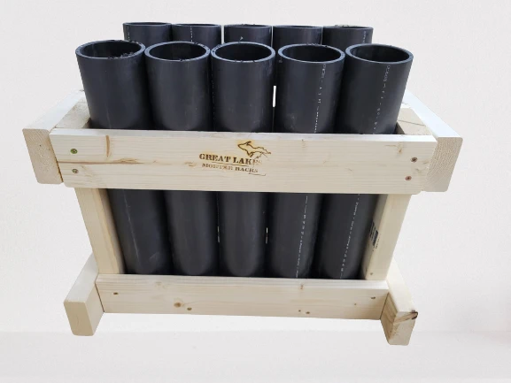 Great Lakes Mortar Racks™ 3 in. 10-Shot 1.3G Display Fan Rack