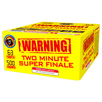 2 Minute Warning 63-Shot XL Aerial Cake