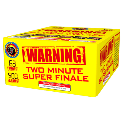 2 Minute Warning 63-Shot XL Aerial Cake