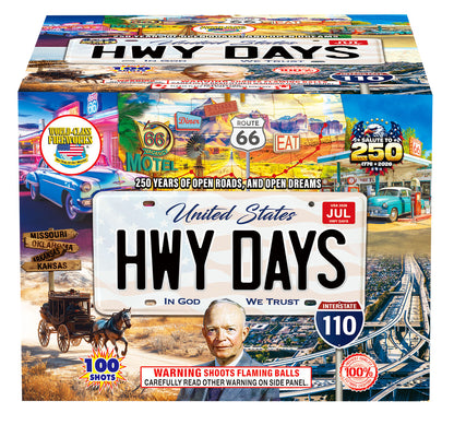 HWY Days 100-Shot XL Aerial Cake