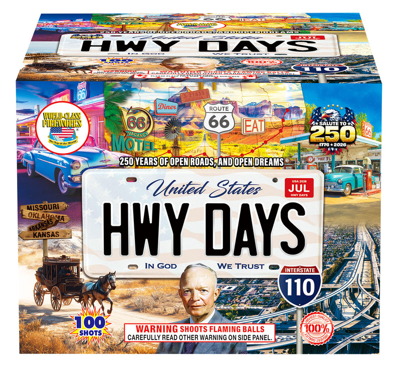 HWY Days 100-Shot XL Aerial Cake