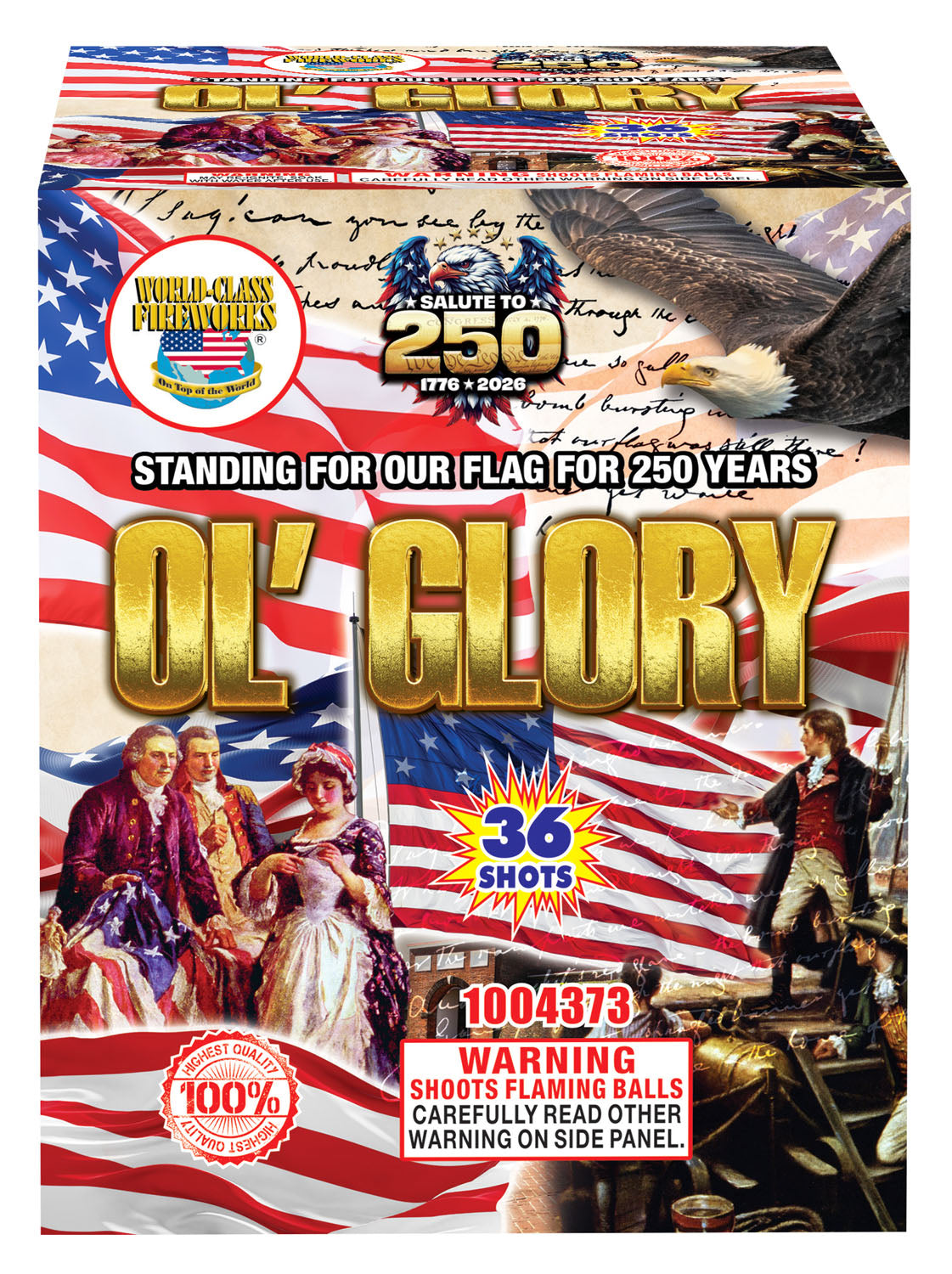 OL' Glory 36-Shot XL Aerial Cake