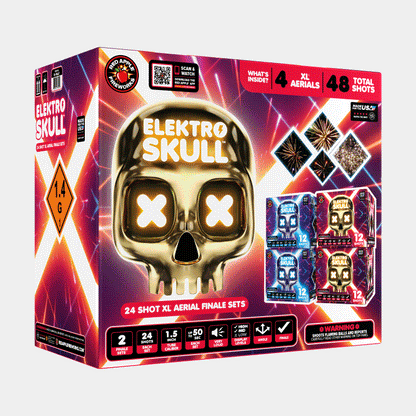 Elektro Skull 24-Shot XL Aerial Finale Set