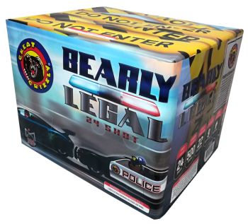 Torta Aérea XL de 24 Disparos "Bearly Legal"