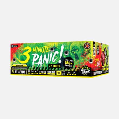 3 Minute Panic™ 77-Disparos XL® Aéreos