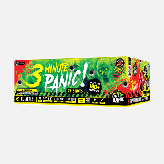 3 Minute Panic™ 77-Shots XL® Aerials