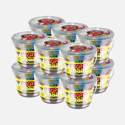 Muestra de fuegos artificiales Pyro Pail™