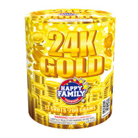 24K Gold 13-Shot Standard Aerial Cake