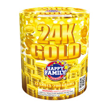 24K Gold 13-Shot Standard Aerial Cake