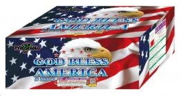 God Bless America 49-Shot XL Aerial Cake