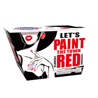 Vamos a Pintar la Ciudad de Rojo Torta Aérea XL de 29 Tiros