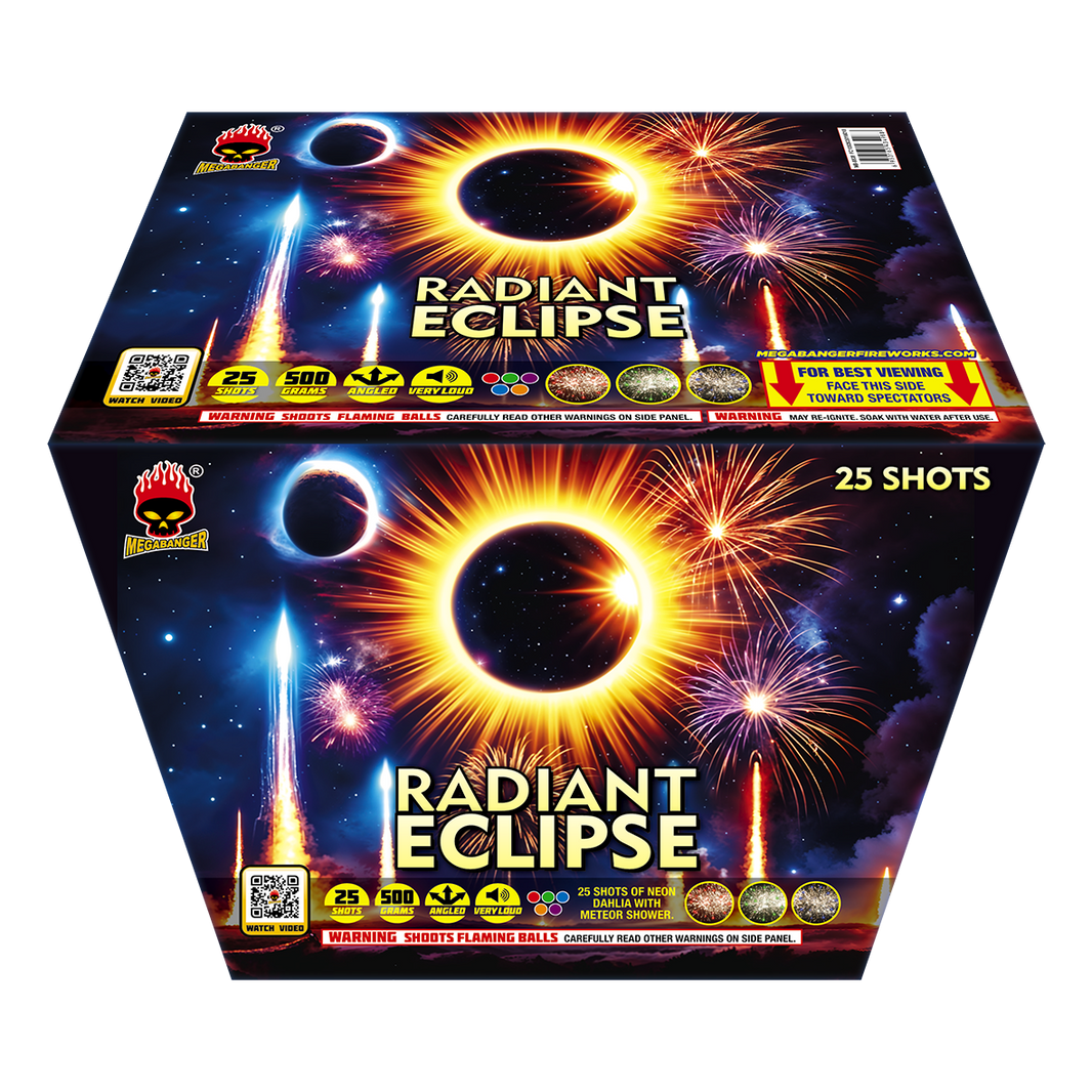 Radiant Eclipse 25-Shot XL Aerial Cake