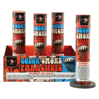 Color Smoke Parachute (4-Pack)
