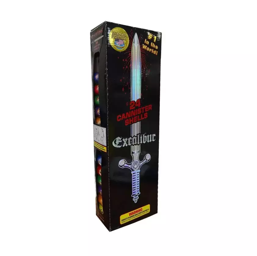 Excalibur 24-Shot 4 in. Canister Shells
