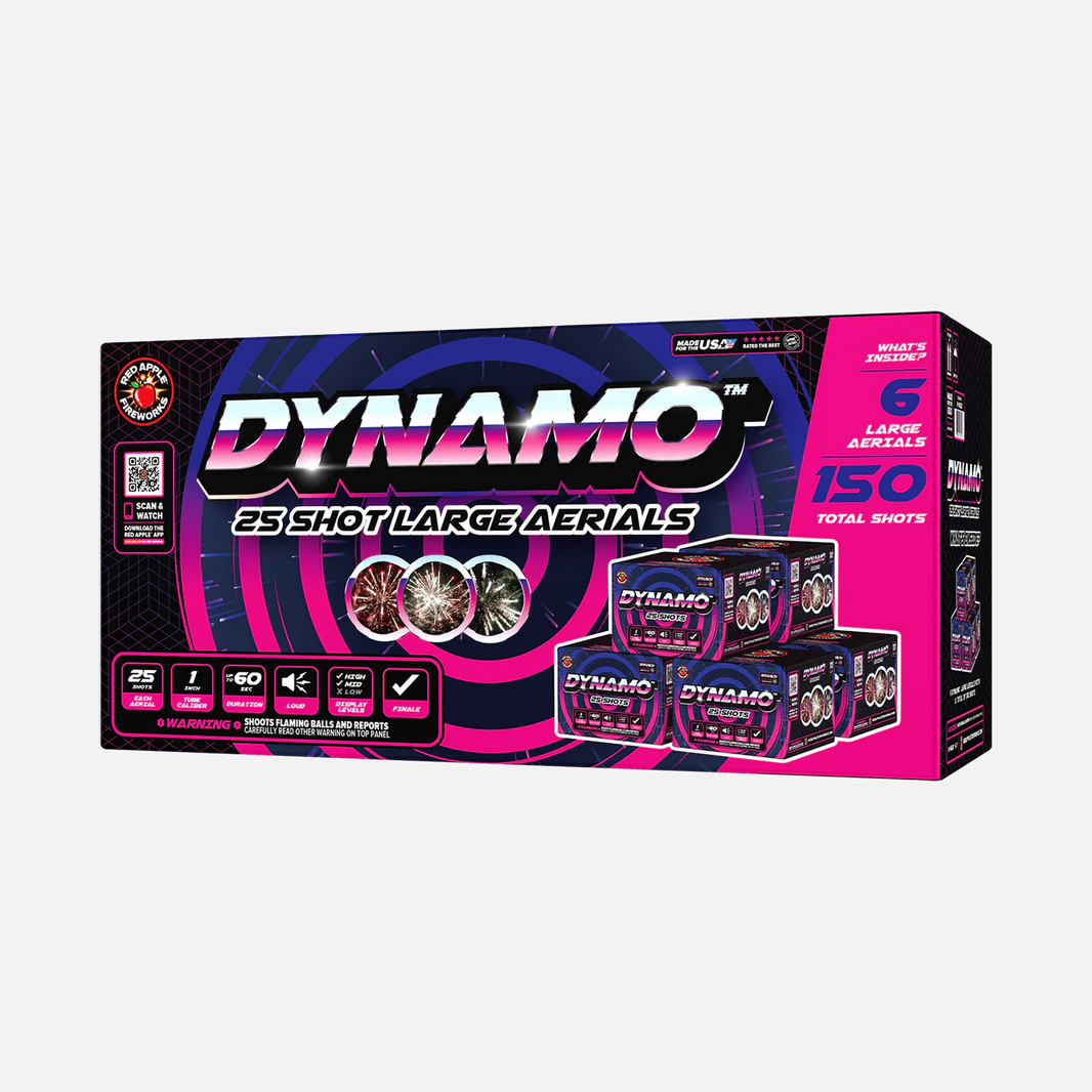 Dynamo™ 25 Disparos Grandes Aéreos