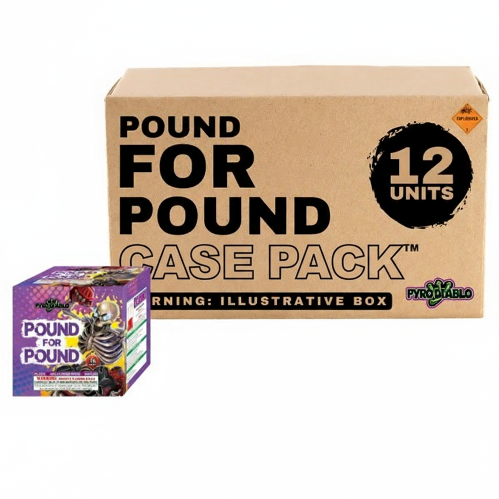 Pound for Pound 16-Shot Standard Aerial Cake | Case 12/1