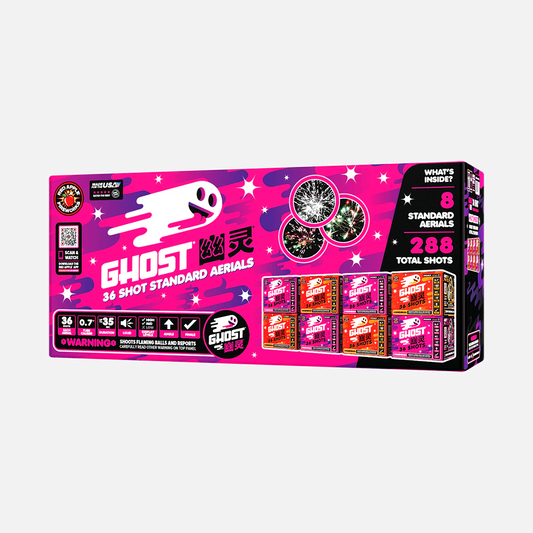 Ghost® 36 tiros estándar de fuegos artificiales
