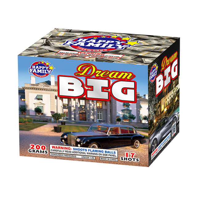 Dream Big 17-Shot Standard Aerial Cake