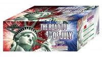 The Road to 4th Of July 49-Shot XL Aerial Cake