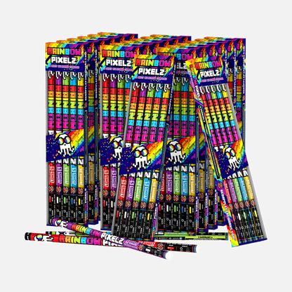 Rainbow Pixelz™ 5-Shots XL® Roman Candles
