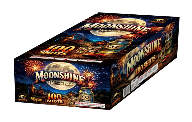 Moonshine 3-Minute Finale 100-Shot XL Aerial Cake