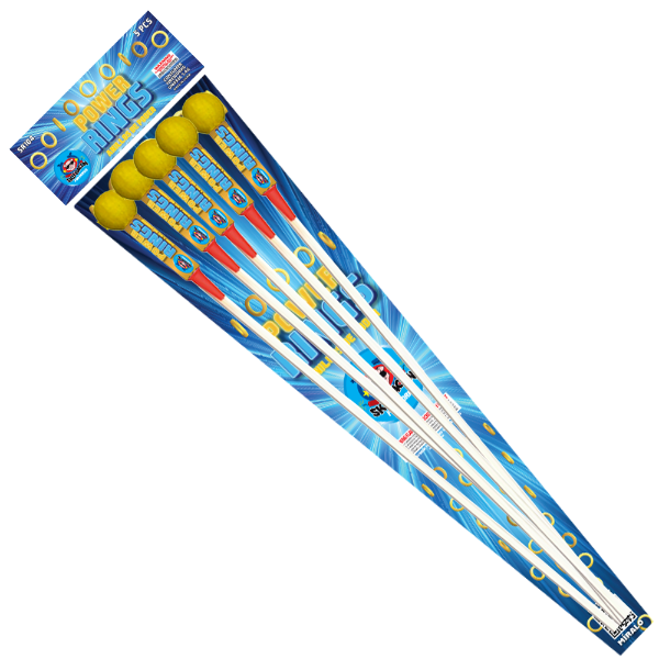 Power Rings Bottle Rockets (5-Count)
