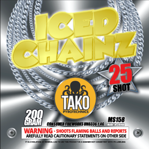 Iced Chainz 25-Shot Standard Aerial Cake