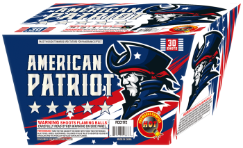 Tarta aérea grande American Patriot de 30 disparos