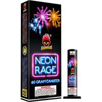Neon Rage 4 in. 24-Shot Canister Shell Kit