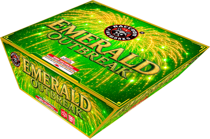 Emerald Outbreak 136-Shot XL Aerial Cake