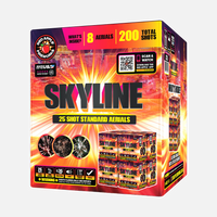 Skyline® 25 disparos, efectos aéreos estándar