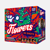 Flowers™ Set de Final de Fuegos Artificiales de 80 Disparos XL®