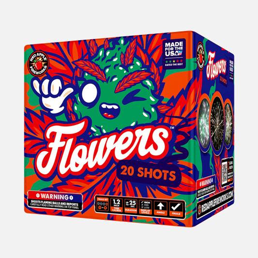 Flowers™ Set de Final de Fuegos Artificiales de 80 Disparos XL®